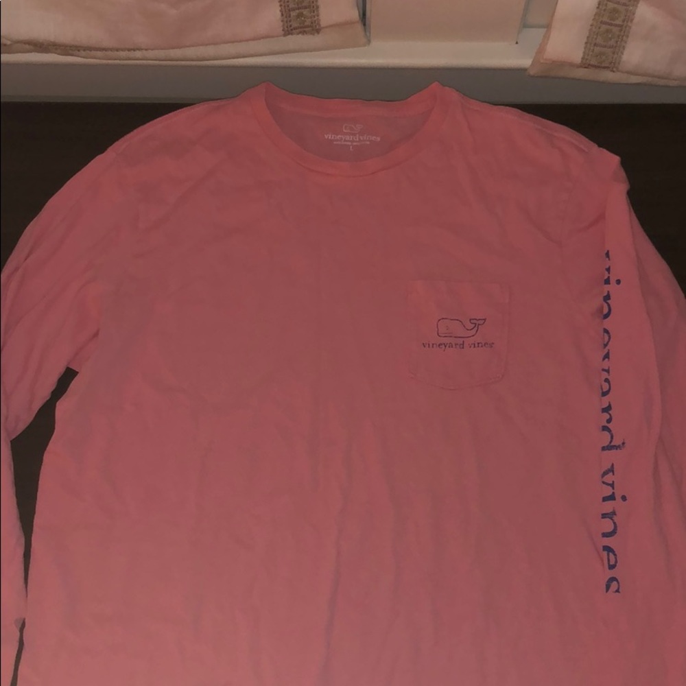 Vineyard Vines Long Sleeve Logo Tee
